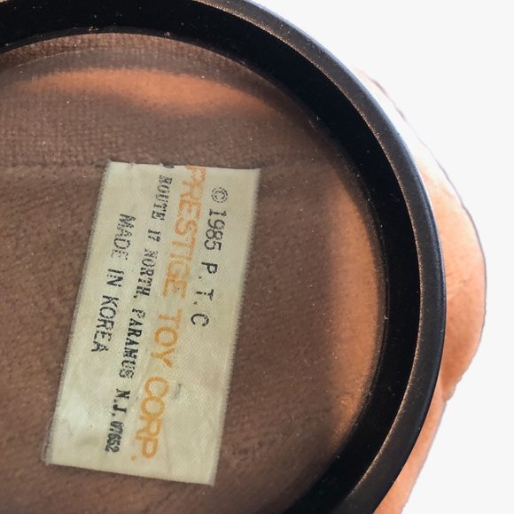 Prestige Toy "Crinkles" Brown Teddy Bear Plush Stuffed 8" 1985 VINTAGE - Picture 7 of 8